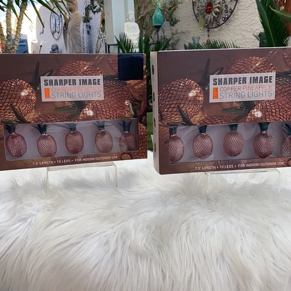 COPY - 🍍🍍SHAPER IMAGE COOPER PINEAPPLE STRING LIGHTS🍍🍍