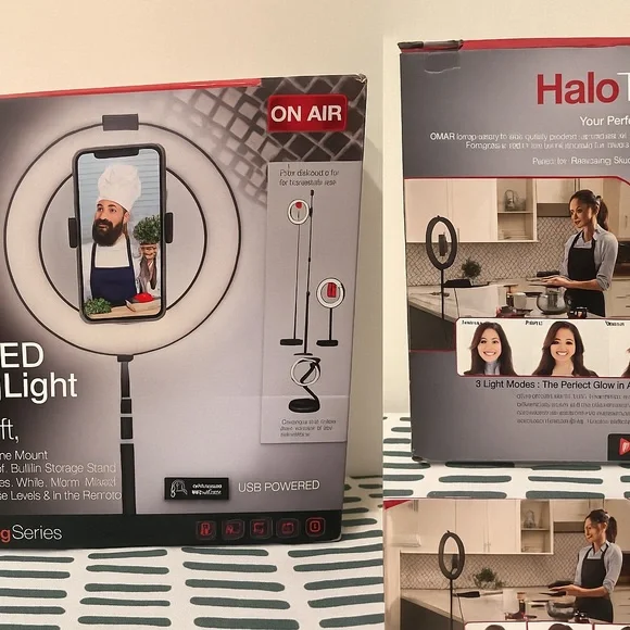 💡✨ Halo TravelPro 10” LED Ring Light – Vlogging Series ✨💡