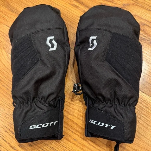 Scott Black Ski Mittens