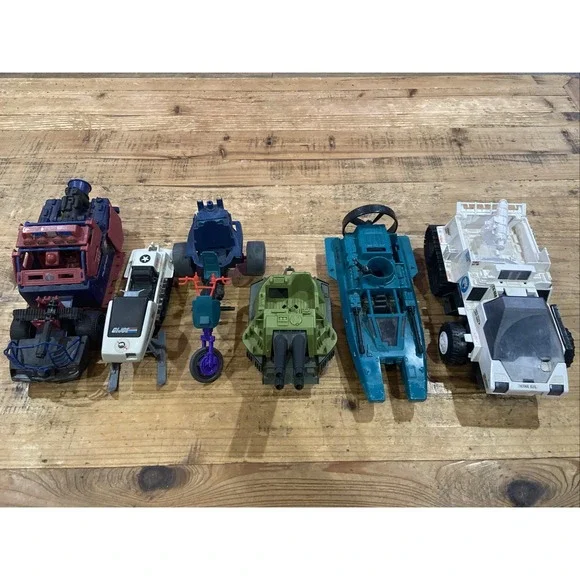 Vintage‎ Hasbro 1983-1987 G.I. Joe Lot Vehicles And Parts - Not Complete