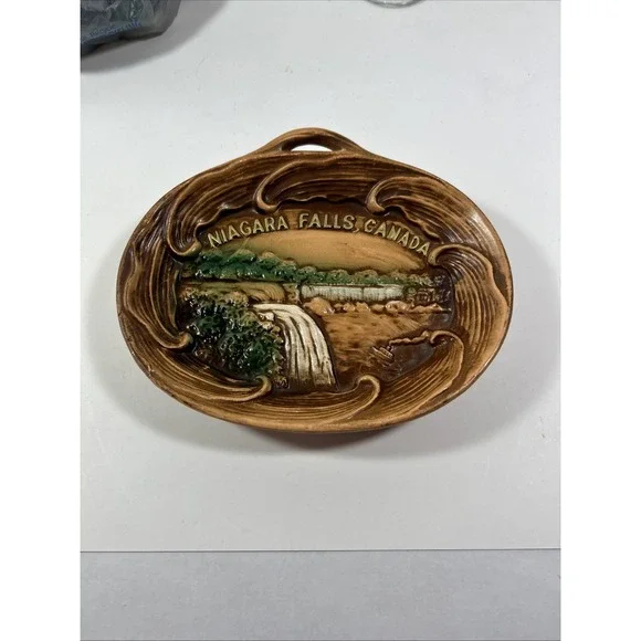 Niagara Falls Canada‎ Vintage Bowl Wall Hanging Made Japan