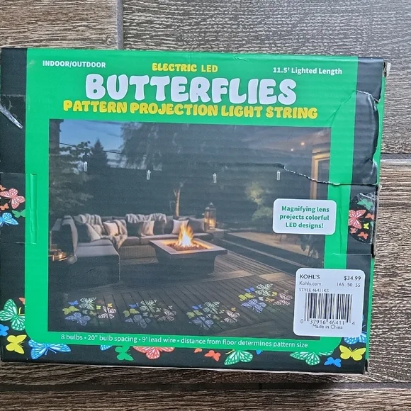 Vibrant Butterfly Party Lights for Celebrations