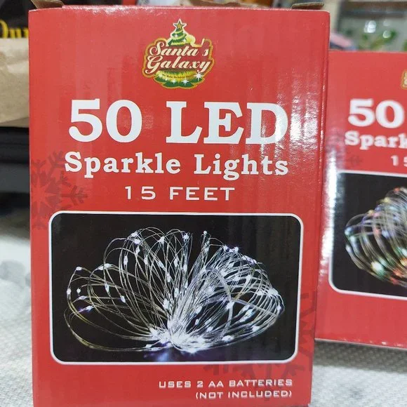 15 Feet 50 LED Sparkle Fairy Lights Battery Operated String Lights Any Occasion