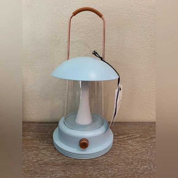 Portable LED Table Lantern Light Blue - Hearth & Hand