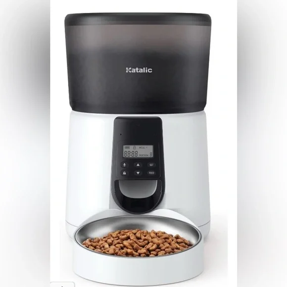 Katalic 4L Automatic Clog-Free Cat Feeder