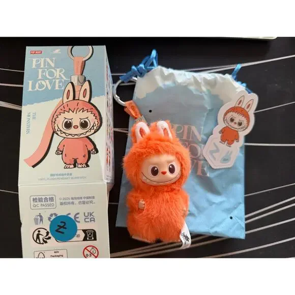 Brand new authentic Pop Mart Pin for Love labubu series letter Z