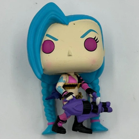 Funko Pop! Games League of Legends #05 Jinx Vinyl Figure‎ Loose Pre-owned.