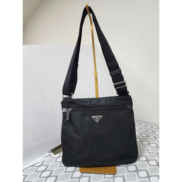 Prada Front Pocket Messenger Bag Tessuto Medium