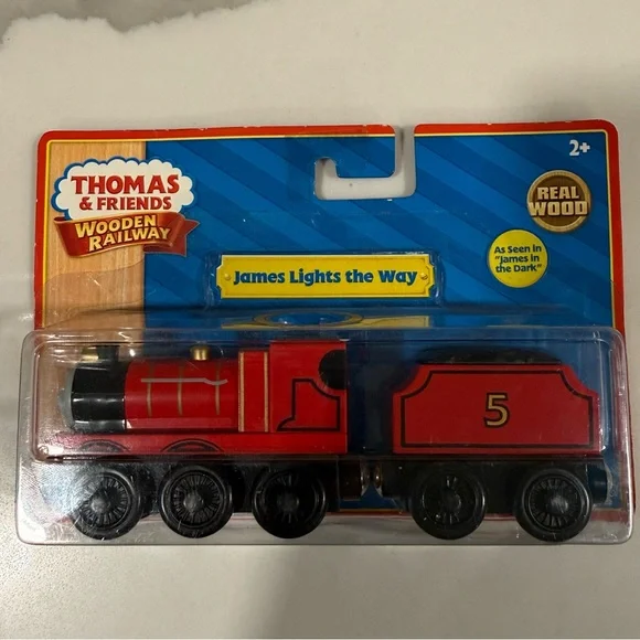 James Lights The‎ Way - LC98097~Thomas & Friends Wooden Railway~2010 UNTESTED