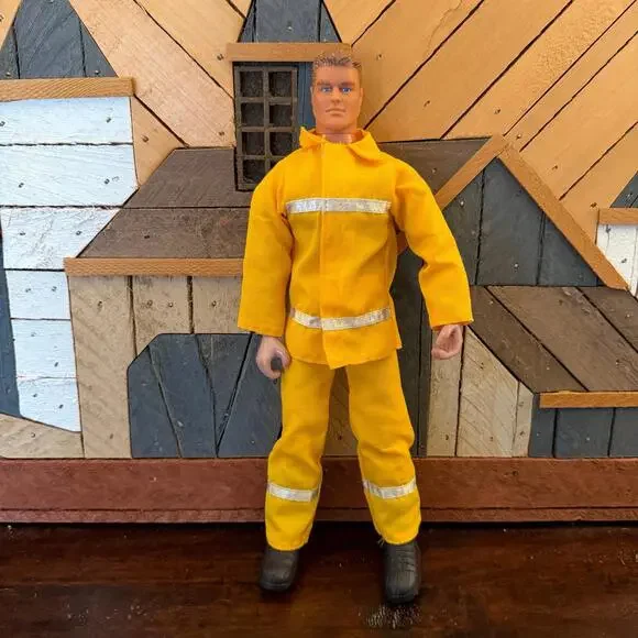 2001 Placo Firefighter Action Figure‎ Toy