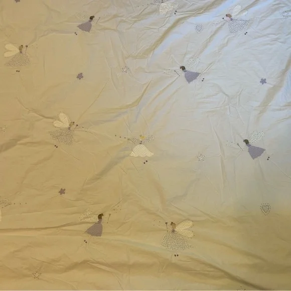 Pottery Barn Kids Duvet Cover Full/Queen 88x90 Fairies Purple 100% Cotton