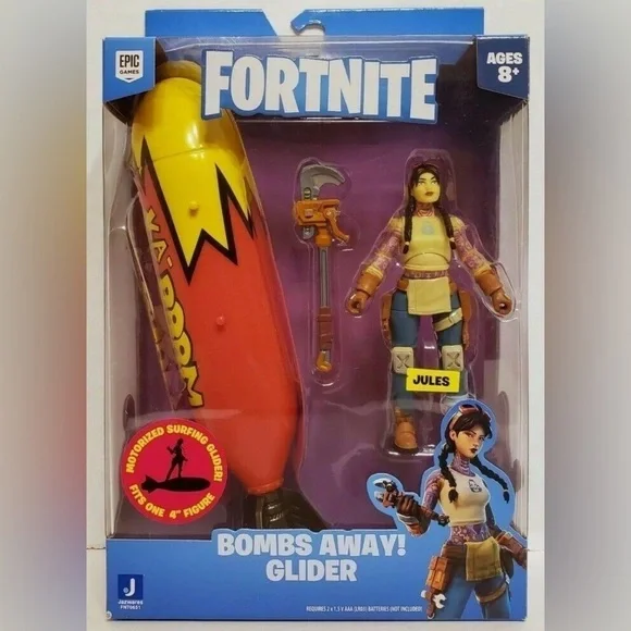 Fortnite Motorized Bombs Away Glider w/ Jules Figure