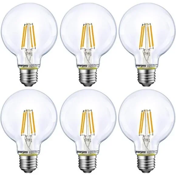 Dimmable LED Globe Light Bulb, G25 LED Vintage Light Bulb, 60W Equivalent