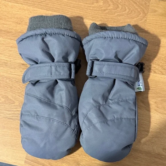 Gray Winter Mittens
