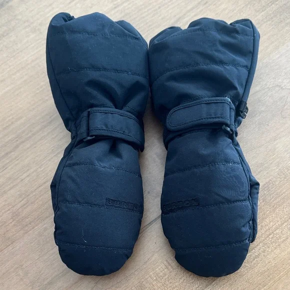 Burton Black Kids Mittens