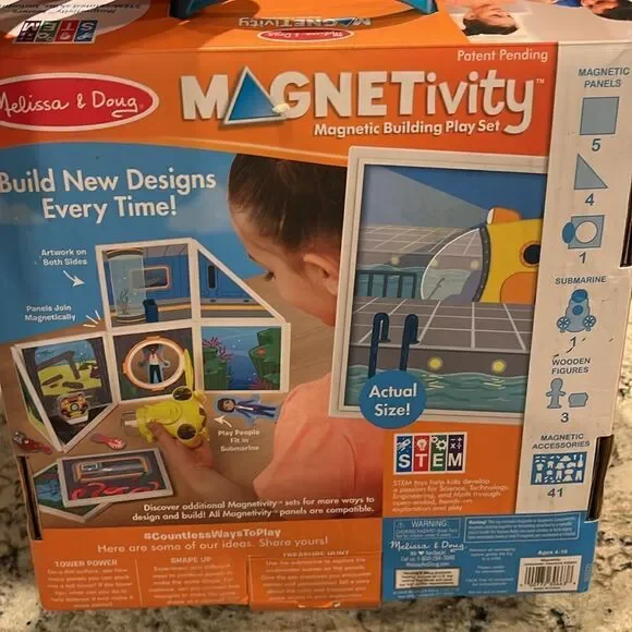 🌷MELISSA & DOUG MAGNETIVITY UNDERWATER ADVENTURE NWT