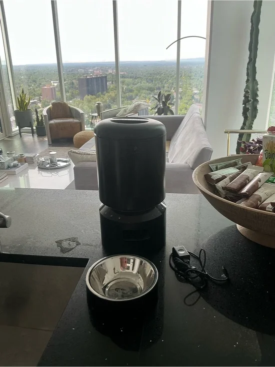 PETLIBRO Automatic Cat Feeder with Stainless Steel Bowl - Black