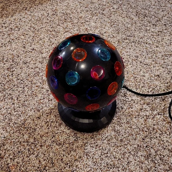 Black disco ball