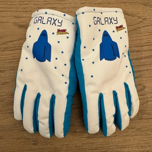 Freezy Freakies Vintage Galaxy Rocket- color changing winter Gloves