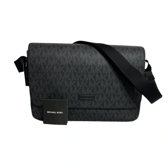 Michael Kors Men’s Everett Flap Messenger Crossbody Bag