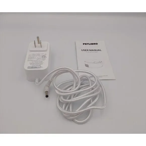 Power cord/adapter/charger outlet for Petlibro Polar WHITE color Model PLAF109