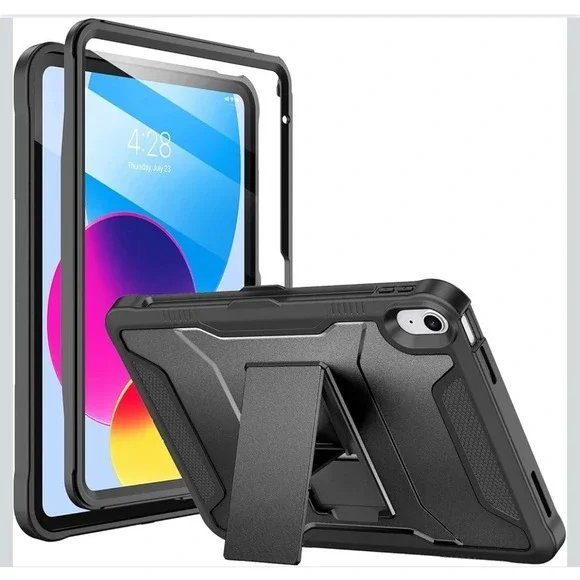 For iPad 11th A16 2025 11 inch 2025 Case Heavy Duty Clip Stand Shockproof Cover