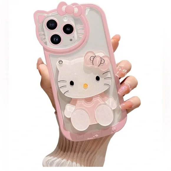 New Hello Kitty IPhone 14 Promax case with mirror