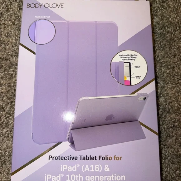 Body Glove Lavender Protective Tablet Folio Case for iPad