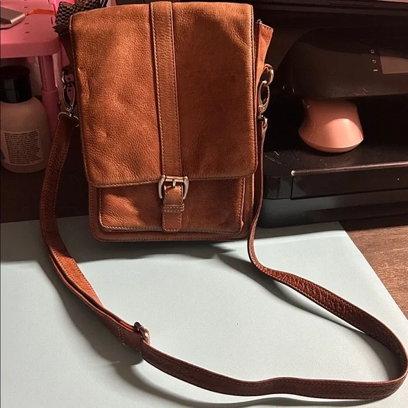 Osgoode‎ Marley Brown Leather Crossbody Bag