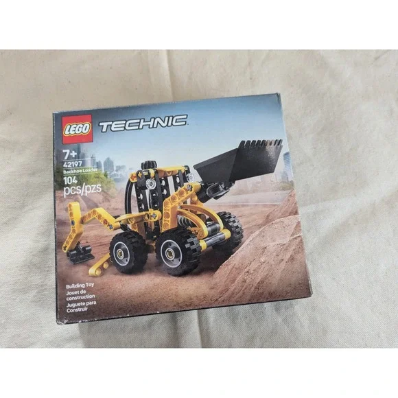 LEGO Technic Backhoe Loader 42197 Building Toy Set 104 Pieces NEW