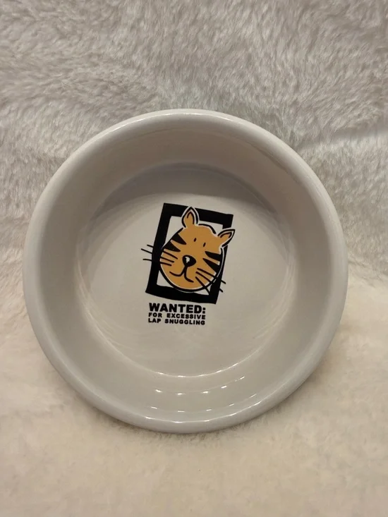 Cat Mug Shots Ceramic Bowl by Signature
