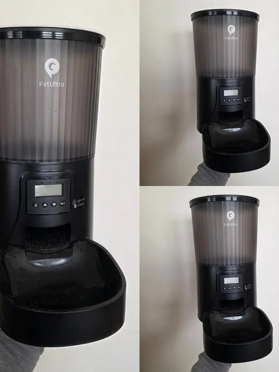 BUNDLE PetUltra Automatic Pet Feeder in Smoke Black