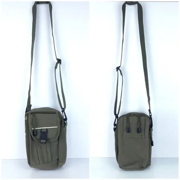 Rothco Military Canvas Shoulder Bag Olive Drab Utility Crossbody EDC Pouch