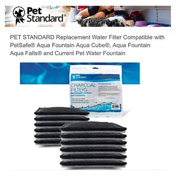🔥$5 SALE Pet Cat Dog Water Fountain Filters PETSAFE Fountains Charcoal Filters