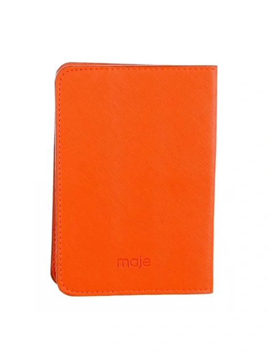 Maje Orange passports hodler/ Case - nwt