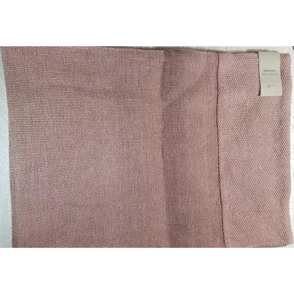 West Elm Placemats Woven Contemporary Design Pink Stone Set of 3 New Tags