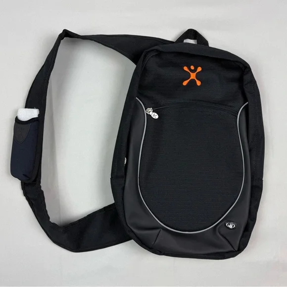 Vtg Cingular Wireless Cross Body Bag Y2K Black Ripstop NWOT