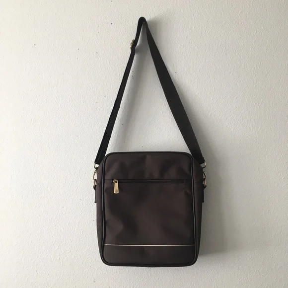Men's Brown Messenger Bag