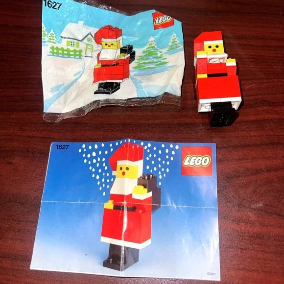 Lego 1627 Santa Claus Complete Set w/Instructions & Original‎ Package 1989 $1.29