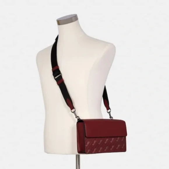 Coach Turner Flap Crossbody With Horse And Carriage Dot Print