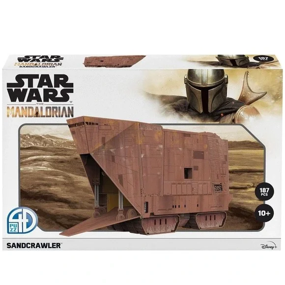 Star‎ Wars The Mandalorian Sandcrawler PUZZZ 187 Piece Building Toy Kids 10