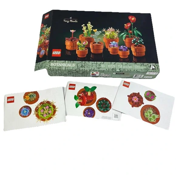 LEGO Botanicals: Tiny Plants (10329) Box And Manuals Only No Pieces No Pieces‎