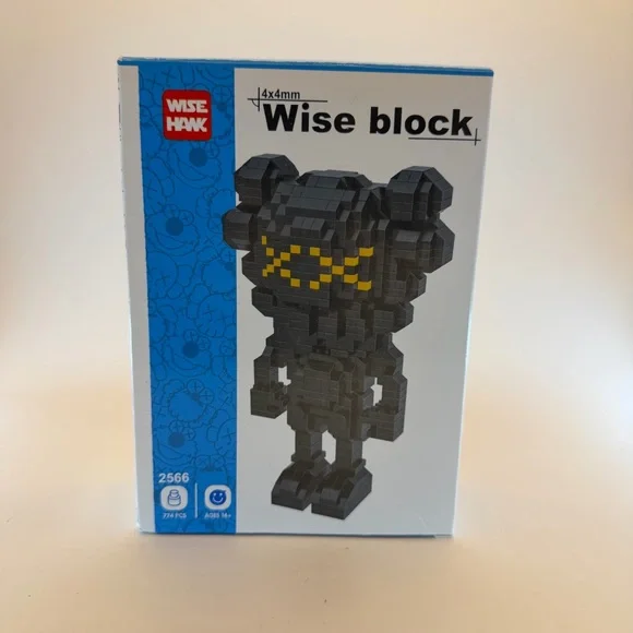 Wise‎ Hawk Micro Building Blocks - Artistic/Bear Style (774 Pieces)