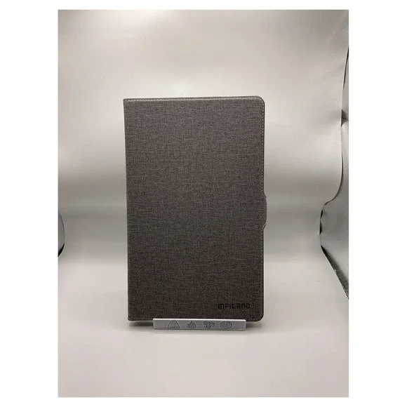 Infiland Grey Fabric Folio Case for Samsung Galaxy Tab A7 10.4
