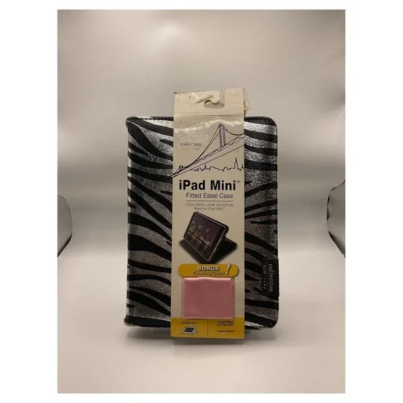 Collection New York iPad‎ Mini Fitted Easel Case Zebra Print New