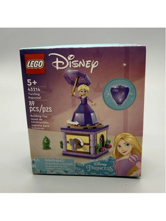 LEGO Retired Disney Princess Twirling Rapunzel Set 43214 89 pcs Ages 5+