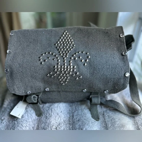 Fleur De Lis Messenger Bag