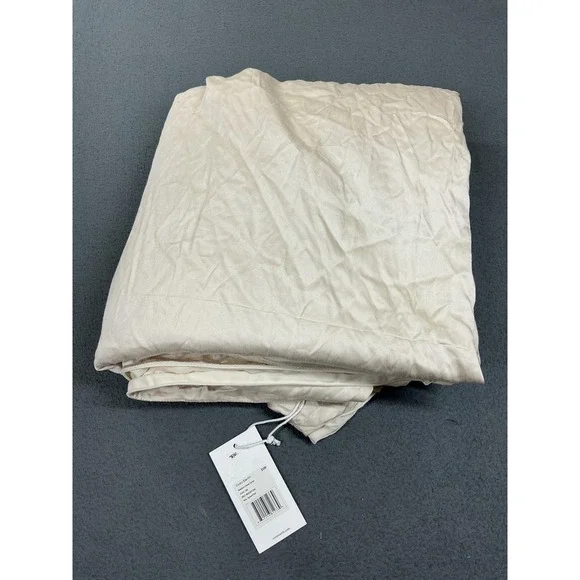 Cozy‎ Earth Duvet Cover Queen/Full Oat Beige Bamboo Solid Modern Adults Bedroom