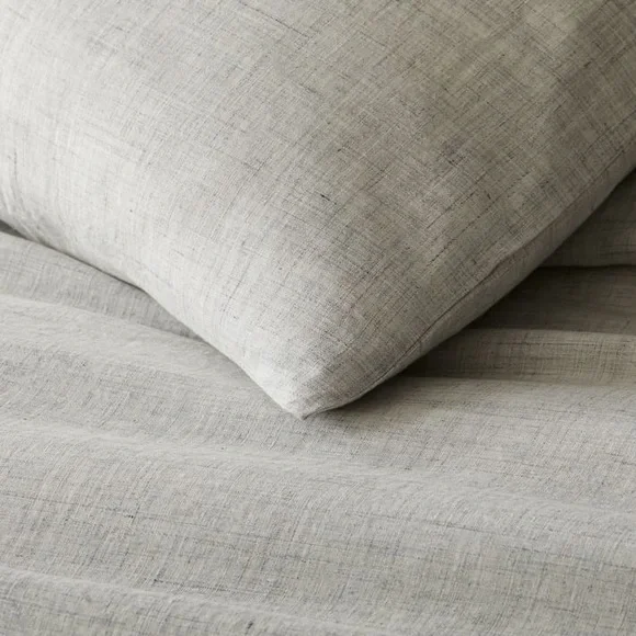 WEST ELM GREY LINEN Pillowcase