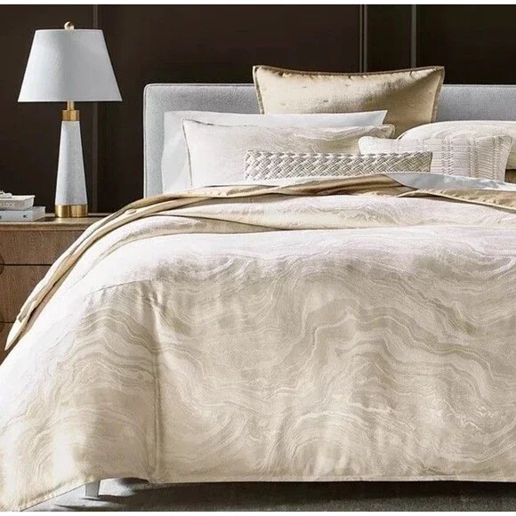 HOTEL COLLECTION Moonstone KING Duvet Cover + 2 King Shams $550